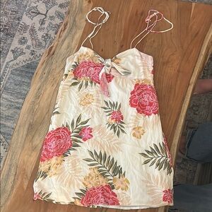 Floral Spaghetti Strap Dress
